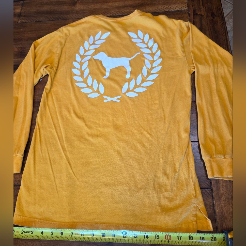 PINK Victoria's Secret Golden Long Sleeve Tee